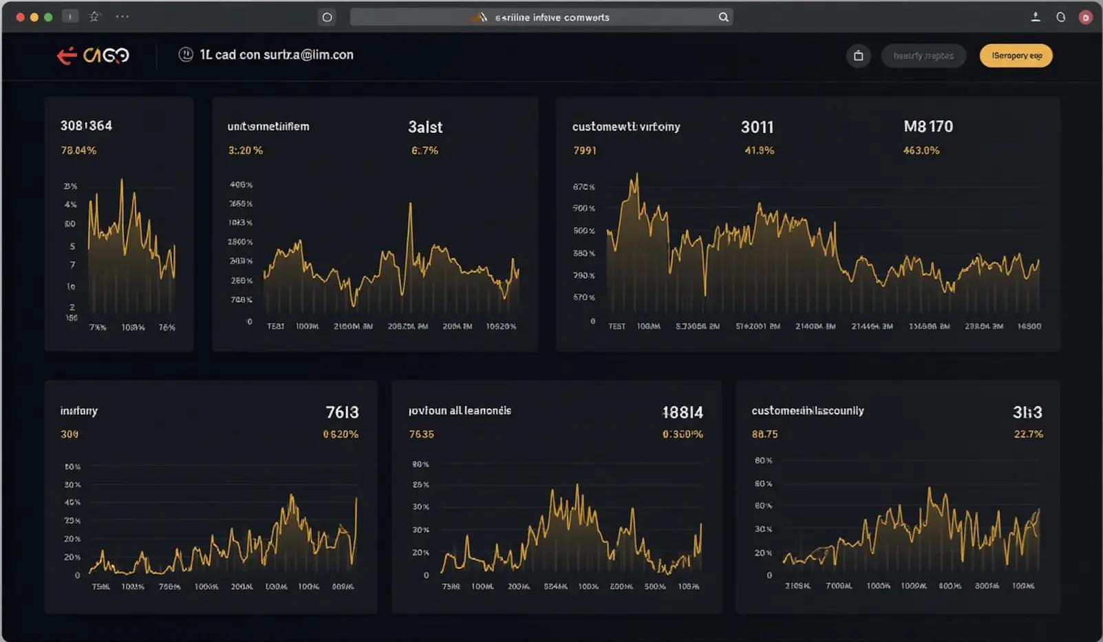 CLV calculator dashboard visualization