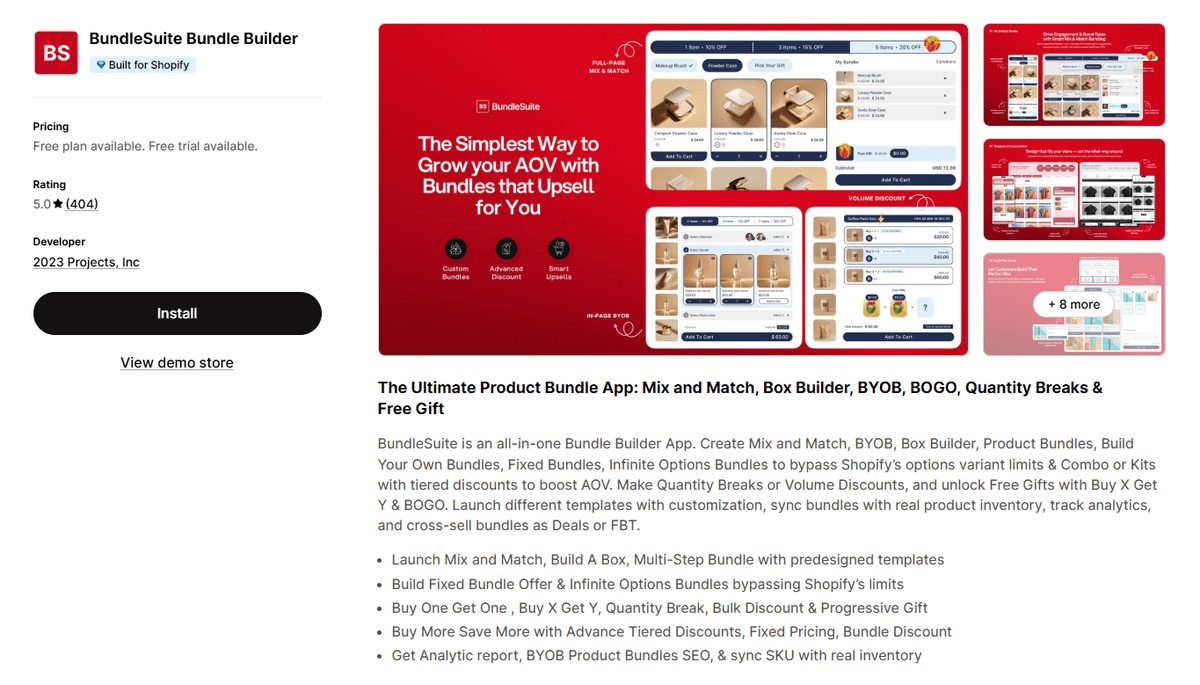 Bundle Suite Bundle Builder