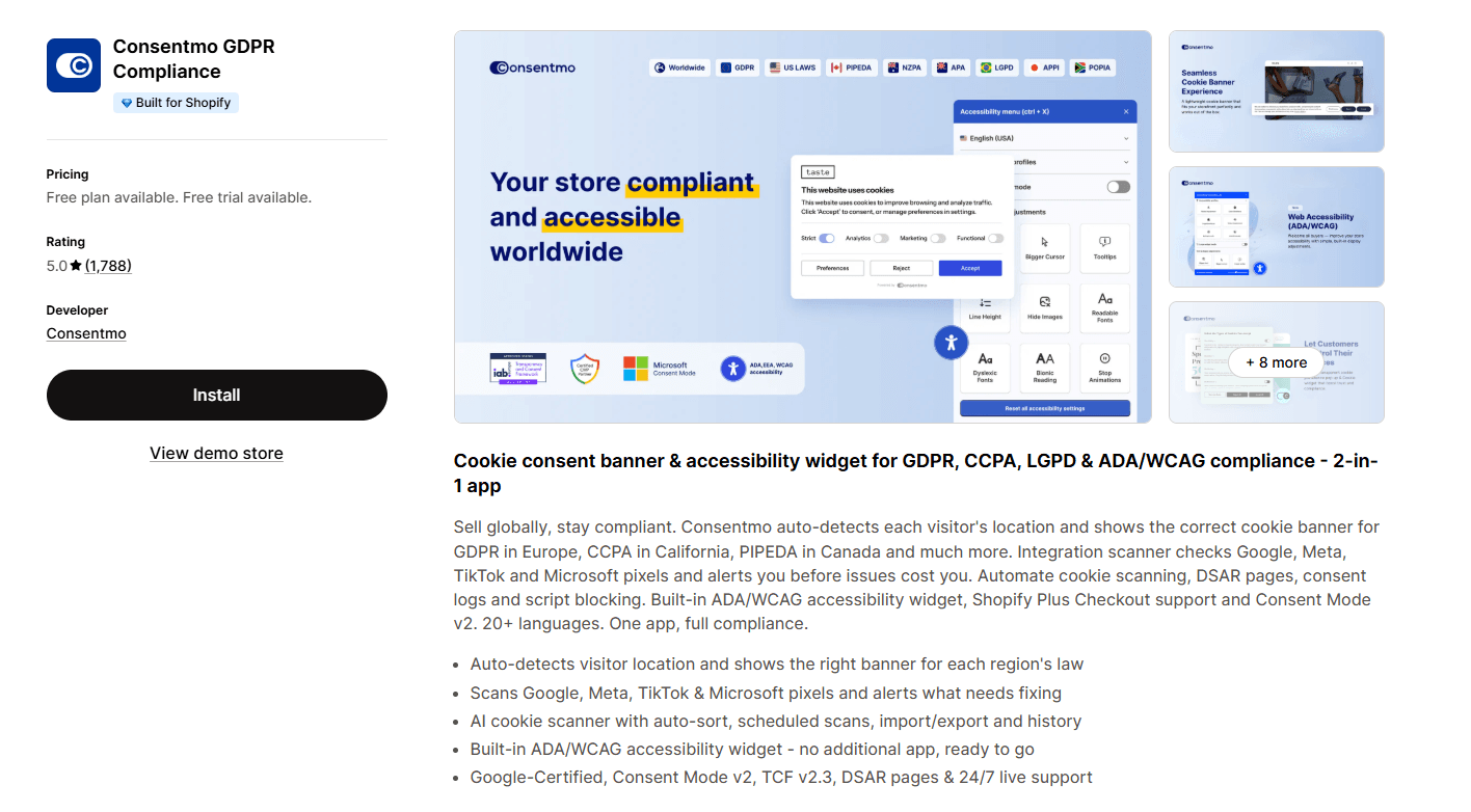 Top 5 Consentmo GDPR Compliance Alternatives and Competitors in 2026 - Letsmetrix
