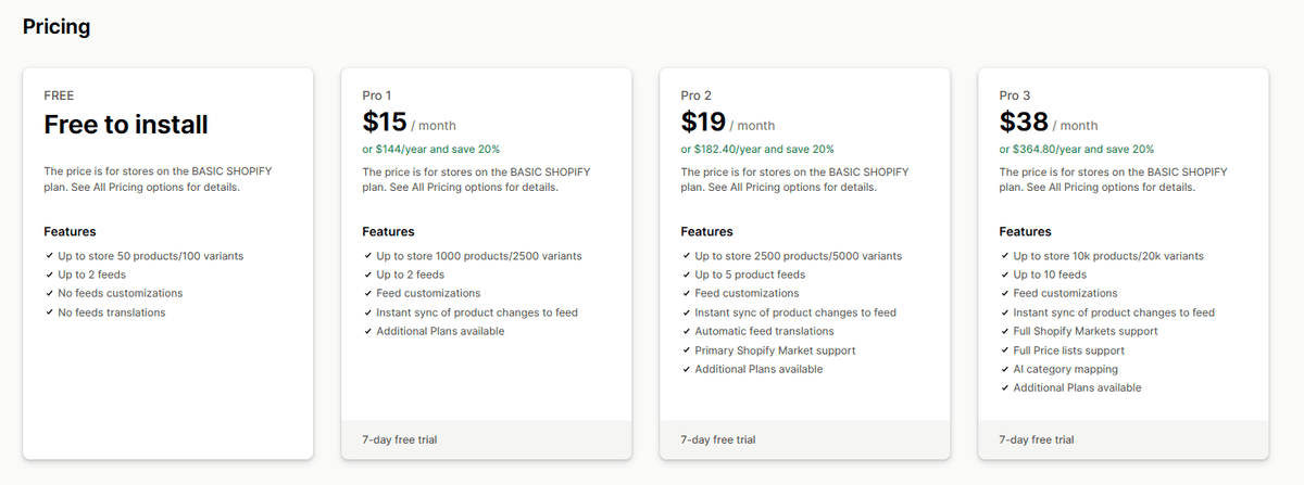 Mulwi Pricing