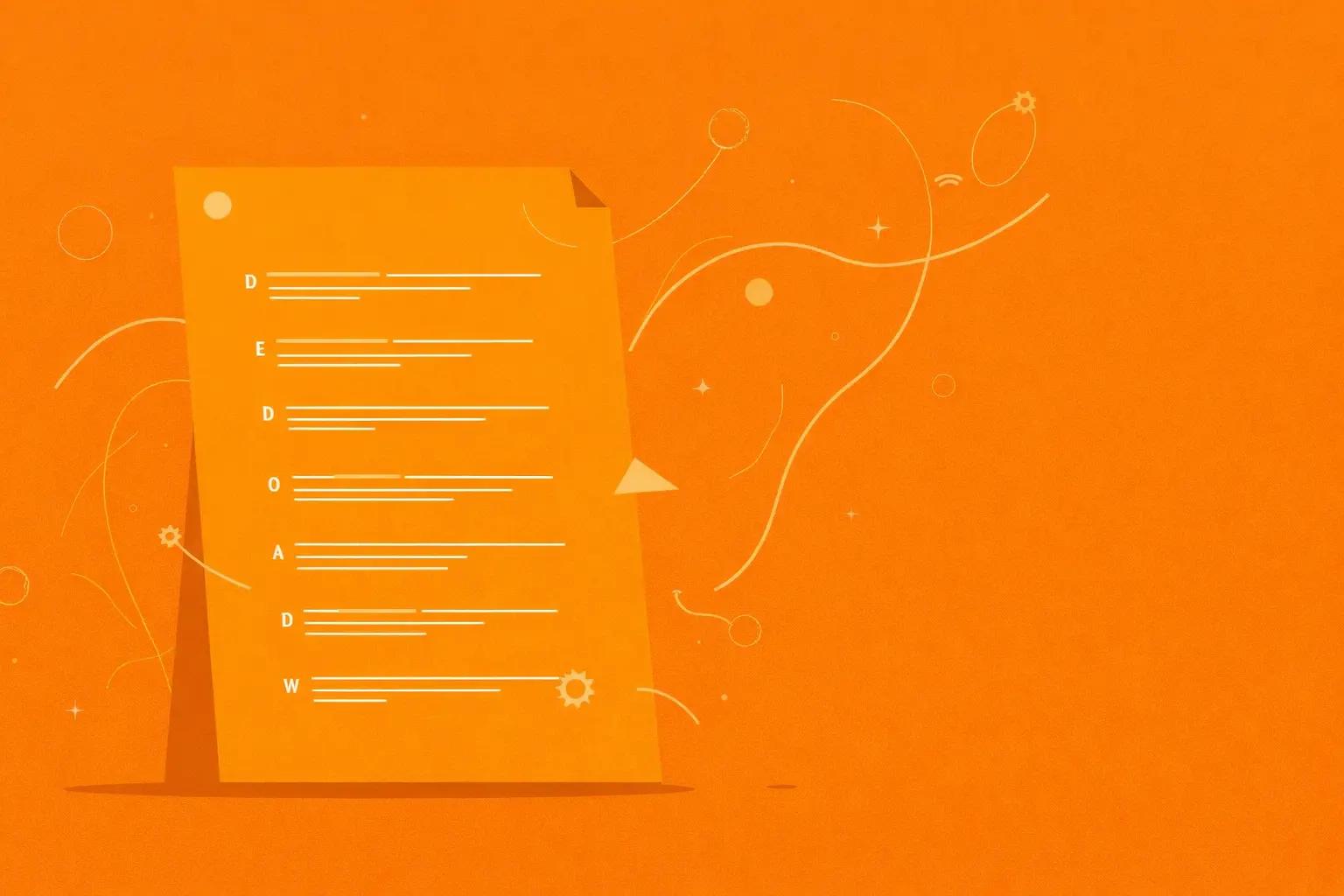 Blog outline generator illustration