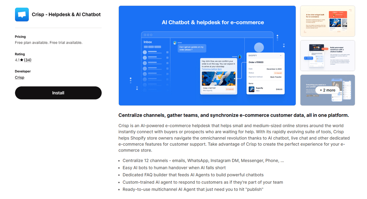 Crispa Helpdesk Ai Chatbot