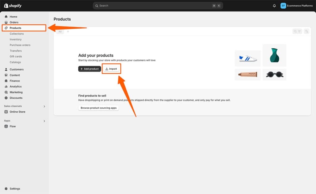 Import Data Into Shopify