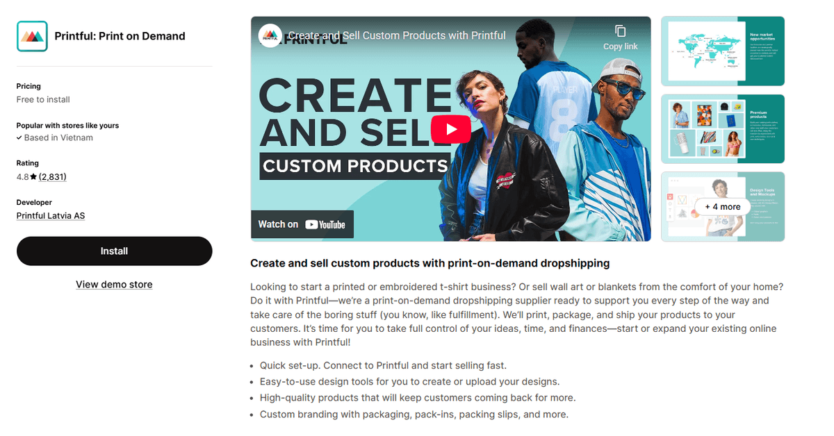 Printful Print on Demand