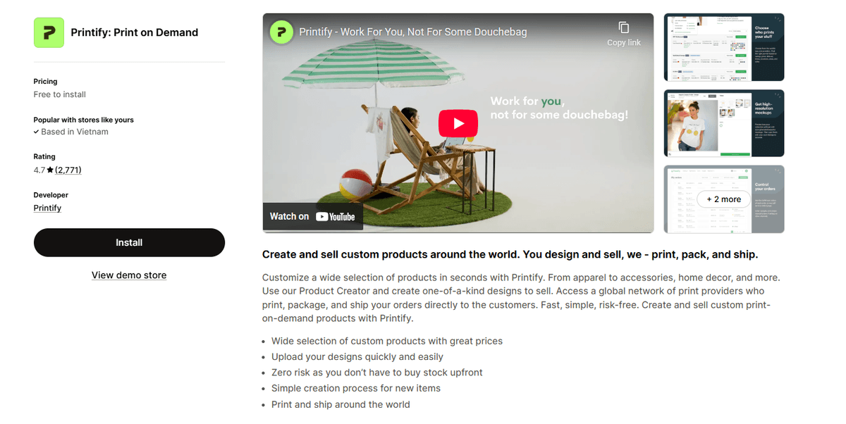 Printify Print on Demand