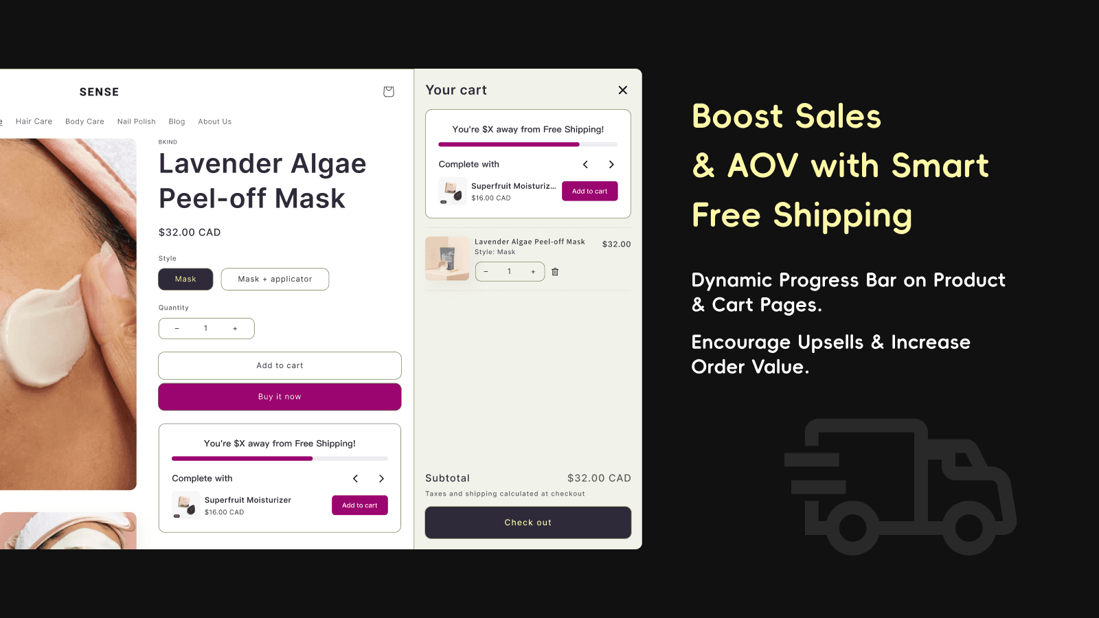 Boost Sales & AOV with Smart Free Shipping