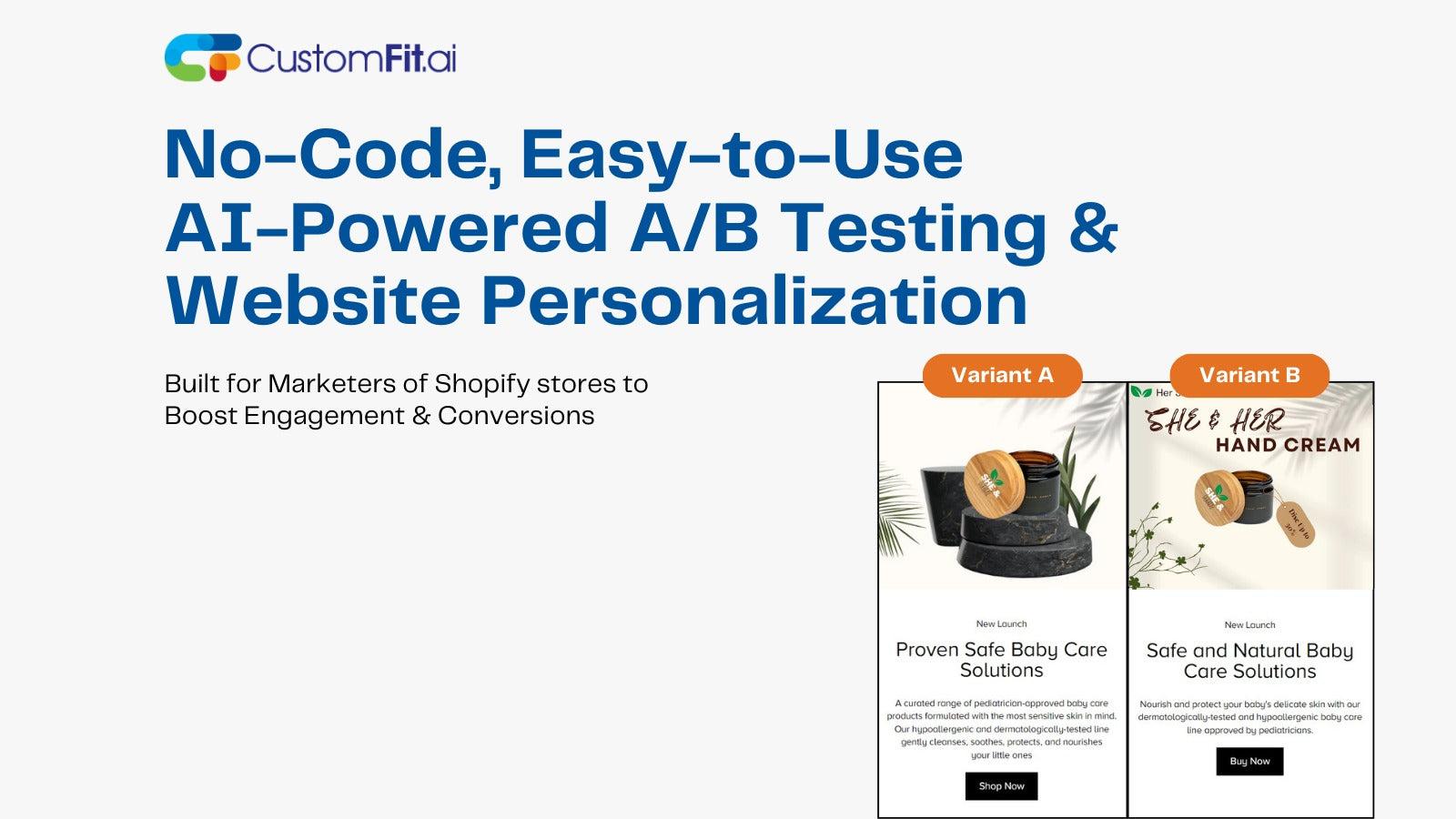 Marketer's favourite A/B testing & personailzation platform