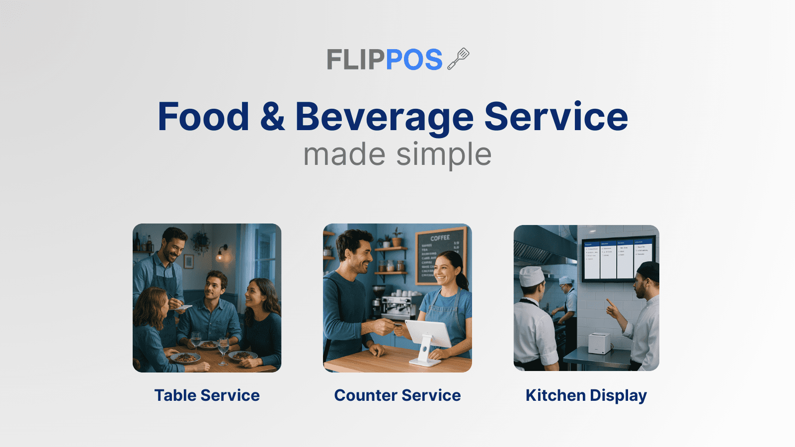 Flip POS - Food and Beverage Service made simple