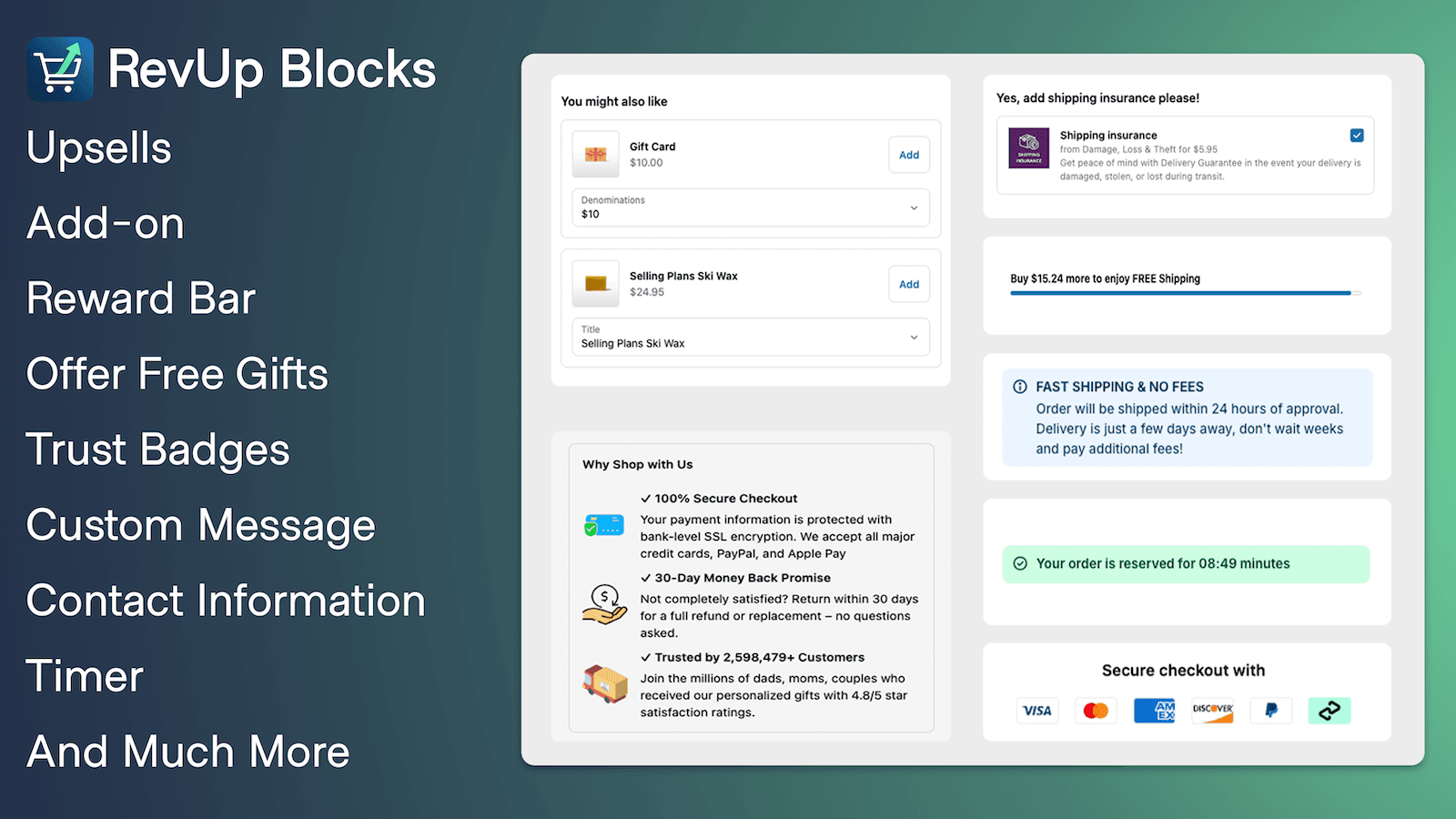 RevUp Checkout Blocks