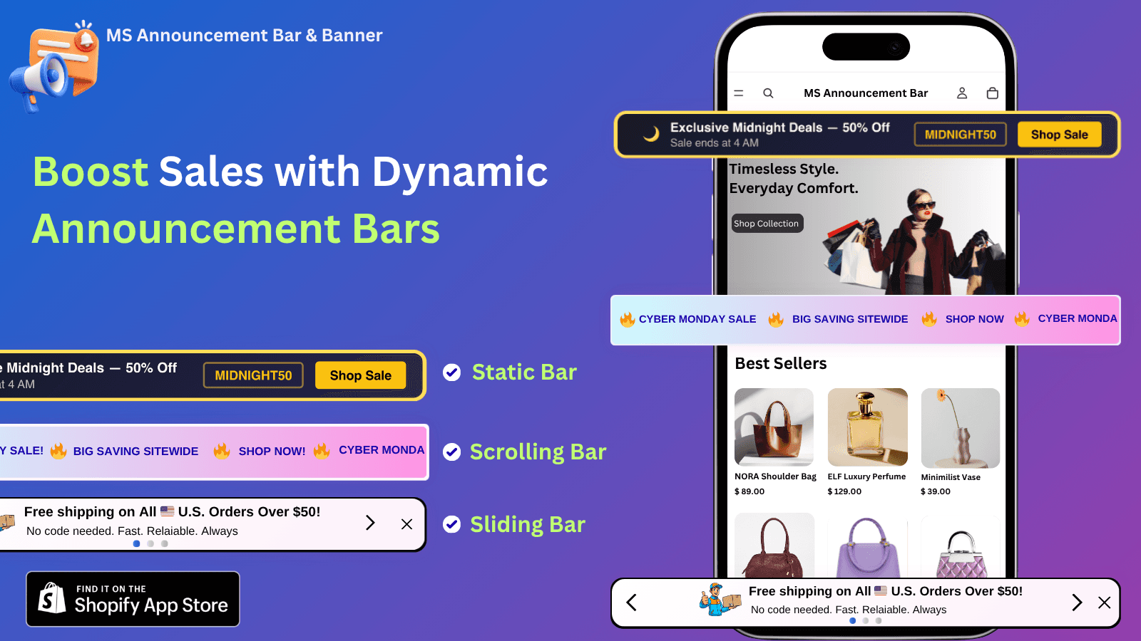 Boost Sales with Dynamic Announcement Bars
