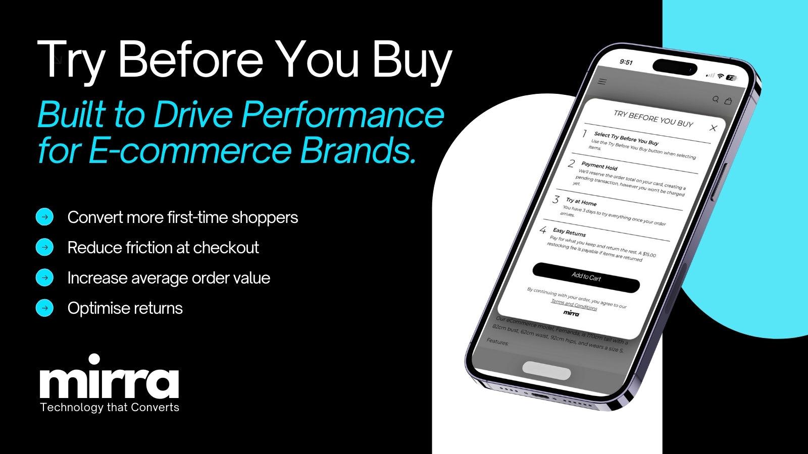 Try Before You Buy headline