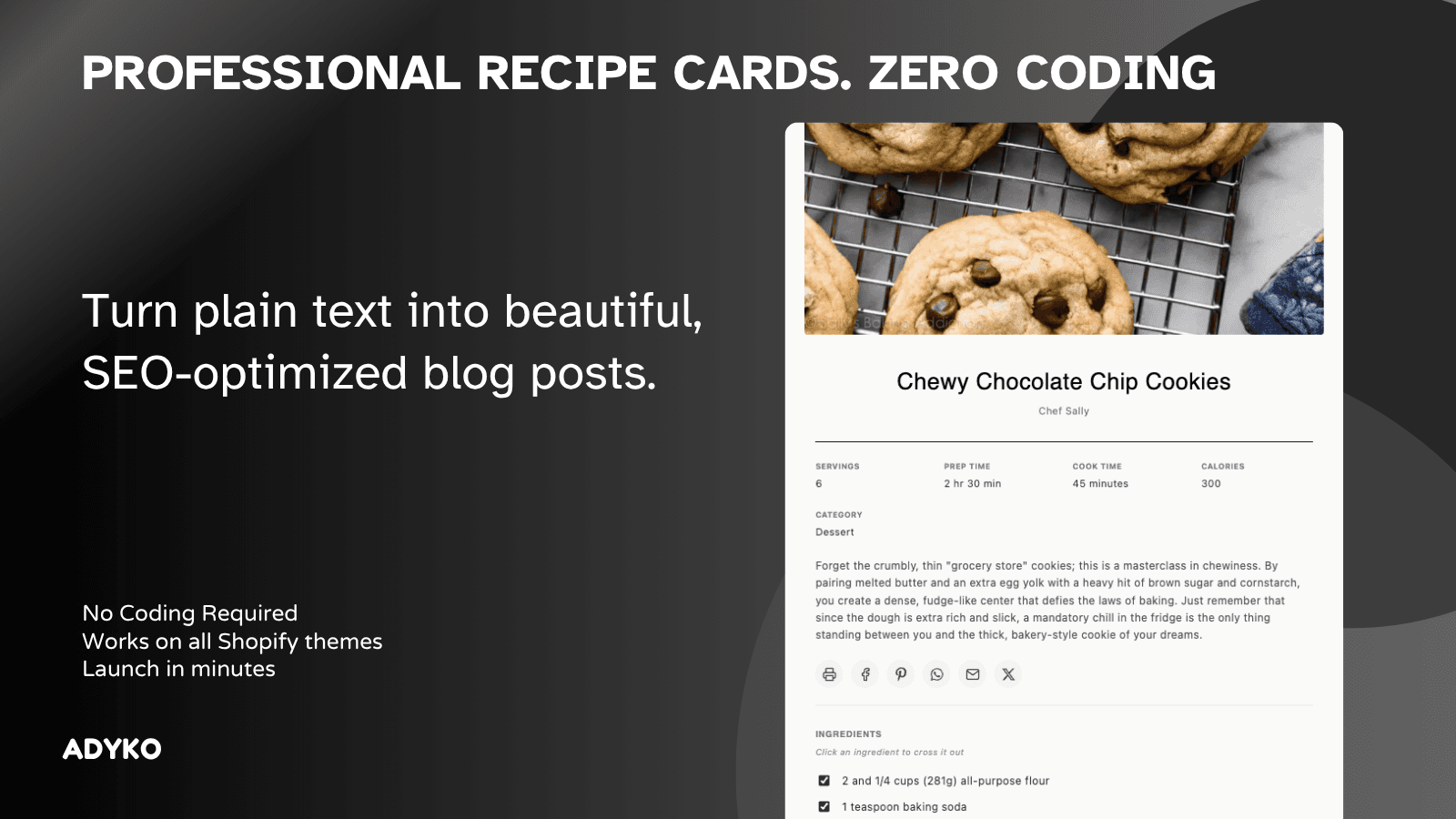 Turn plain text into beautiful, SEO optimized blog posts