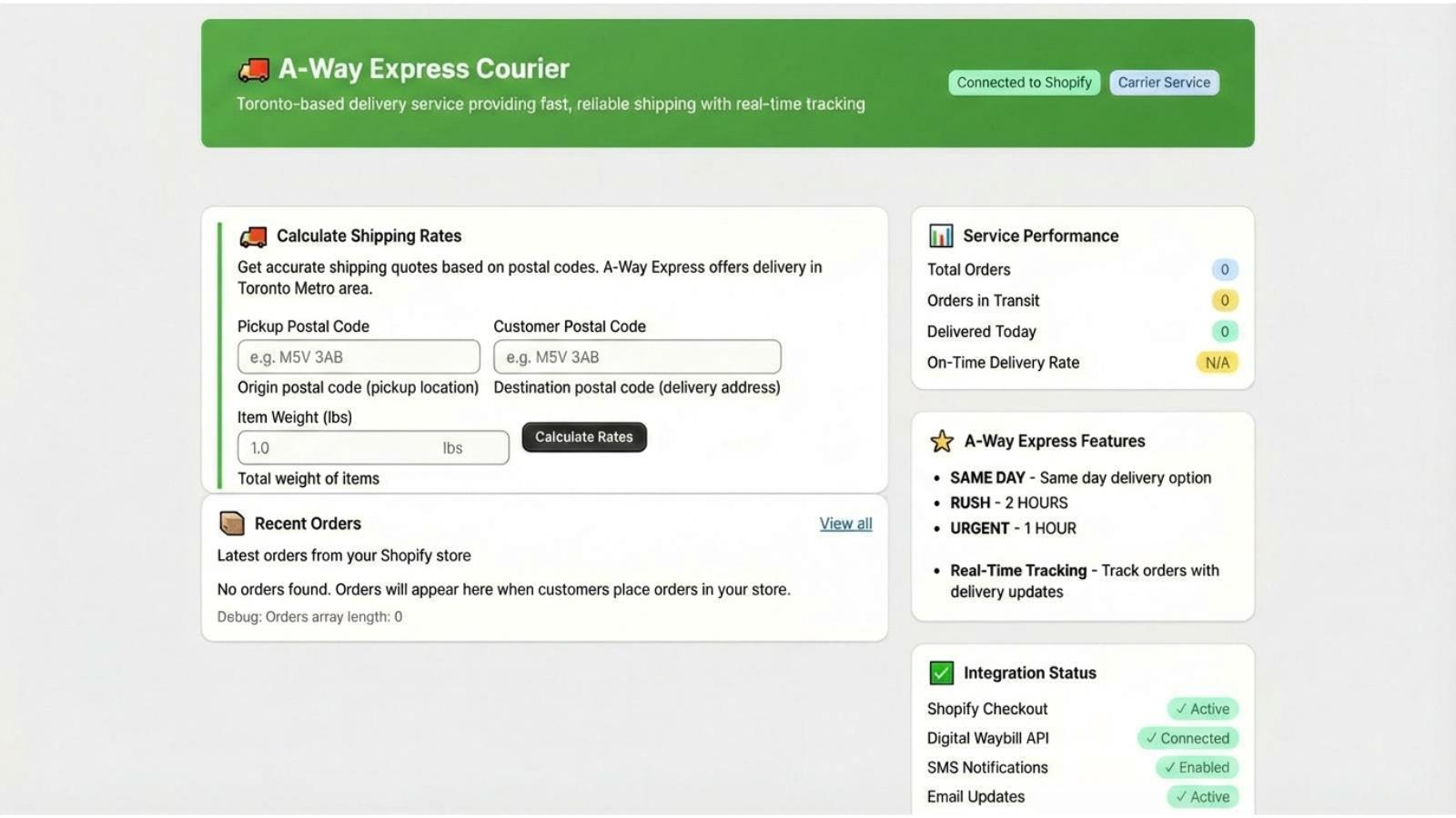 A-Way Express Courier - Local Delivery