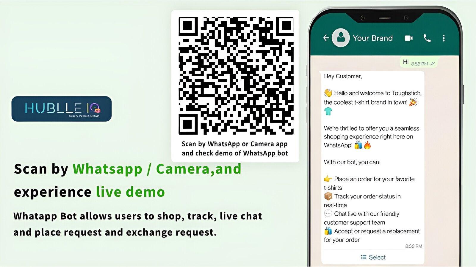 Whatsapp bot, abandonment cart recovery, live chat,notification