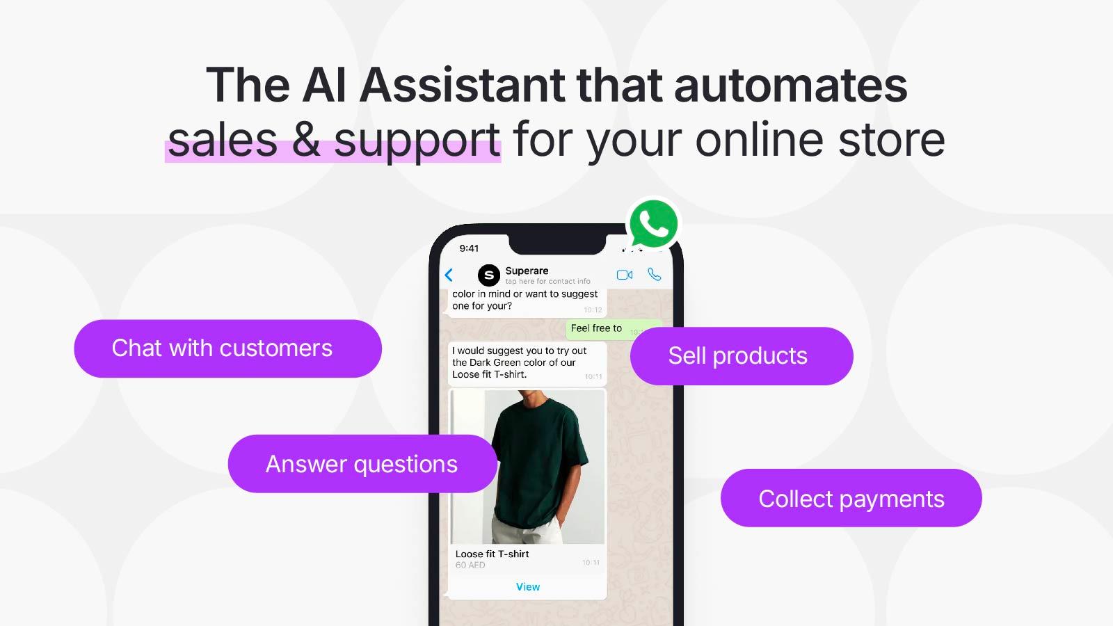 AI Assistant that automates sales & support