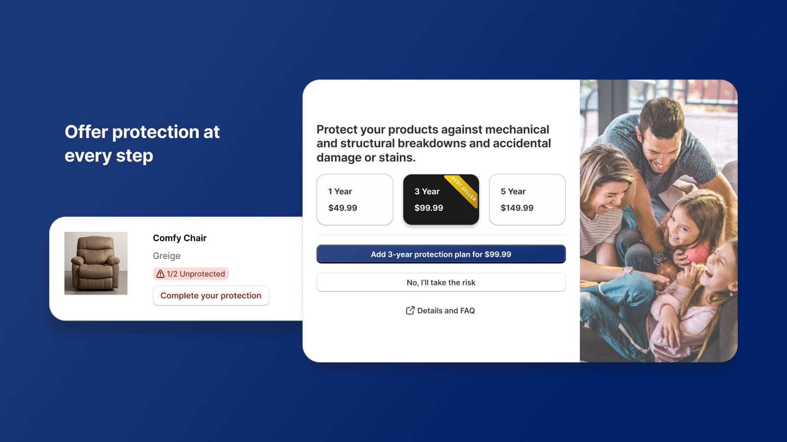 Protection plan options