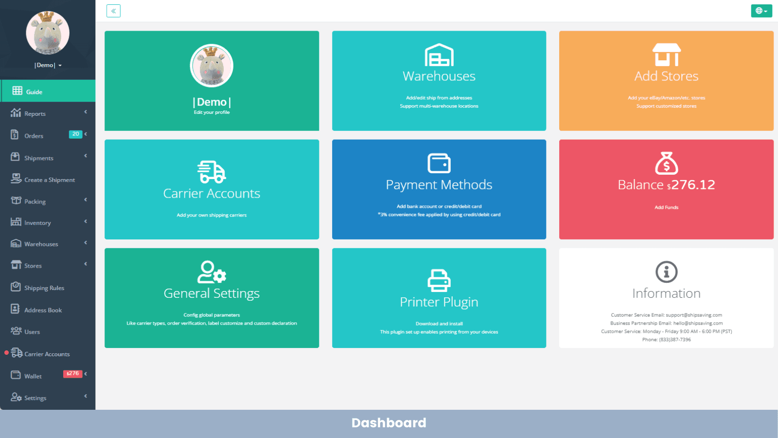 ShipSaving shipping software solution with no monthly fee