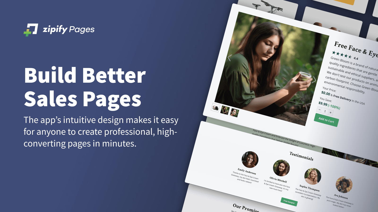 Intuitive design makes it easy to create high-converting pages
