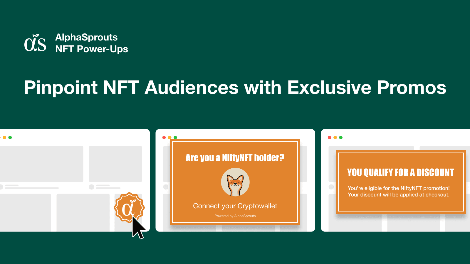 Pinpoint NFT audiences with exclusive promos