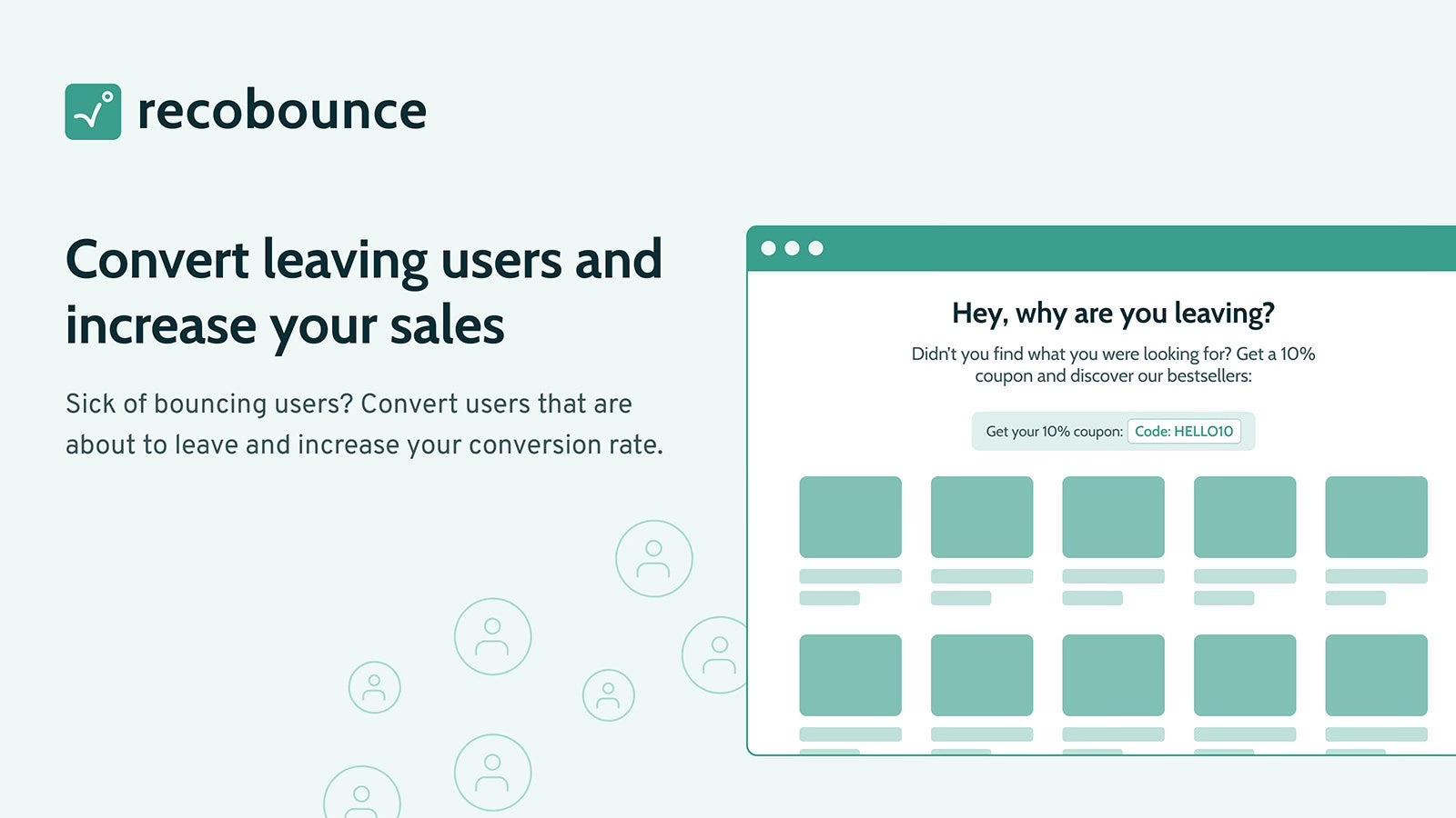 Abspringende Nutzer konvertieren und Verkäufe steigern