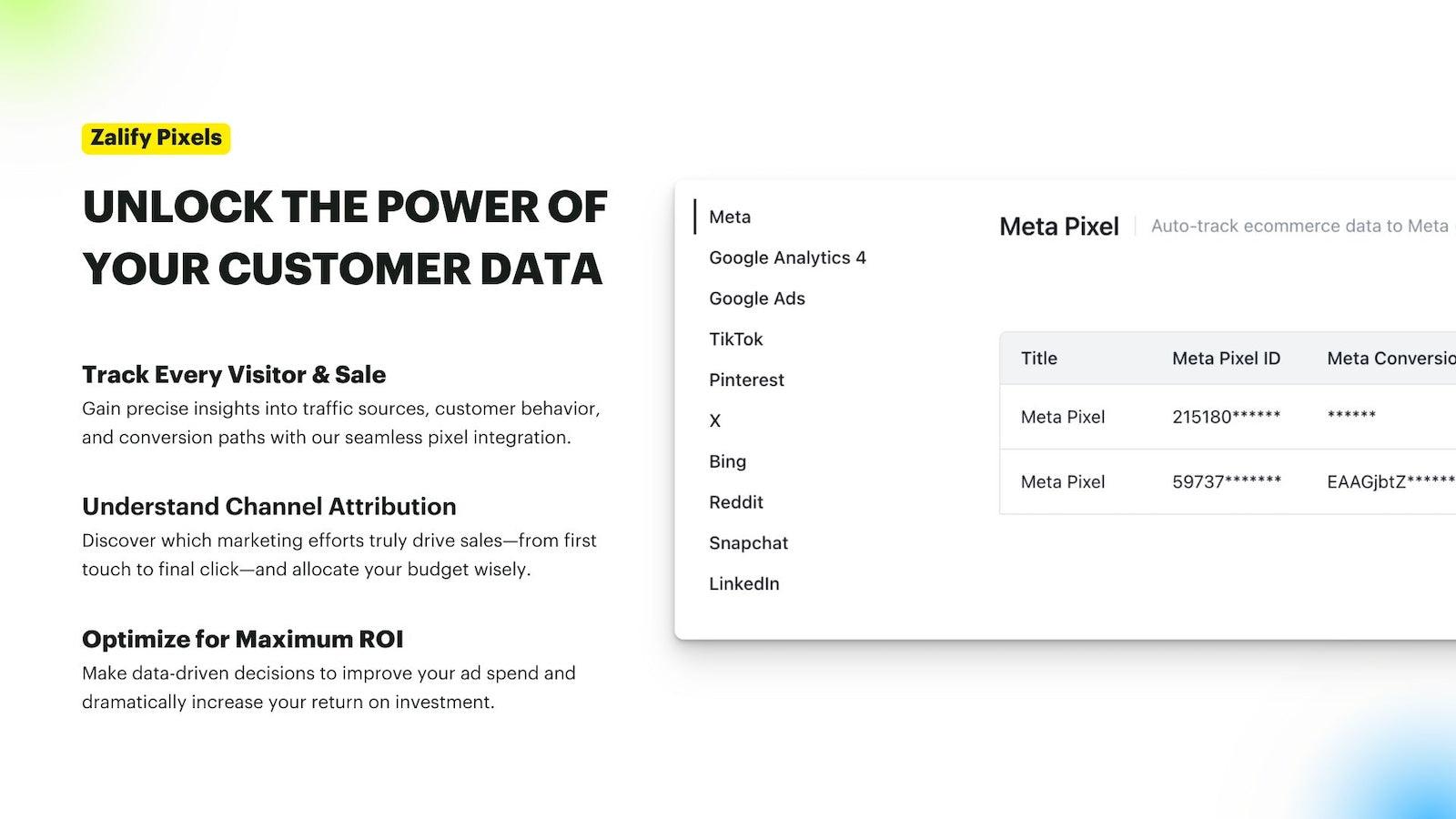 Zalify Pixels: Unlock the Power of Your Customer Data