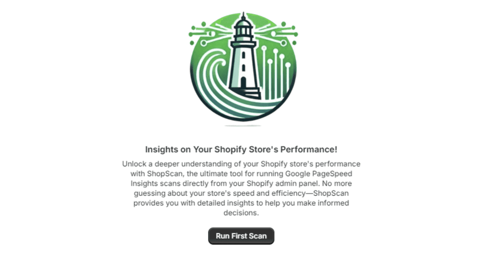 Run your first ShopScan!