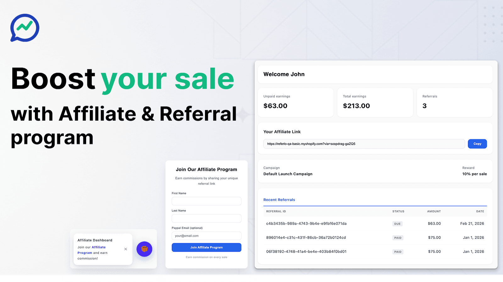 Boost your sales with Affiliate and Referral Programs