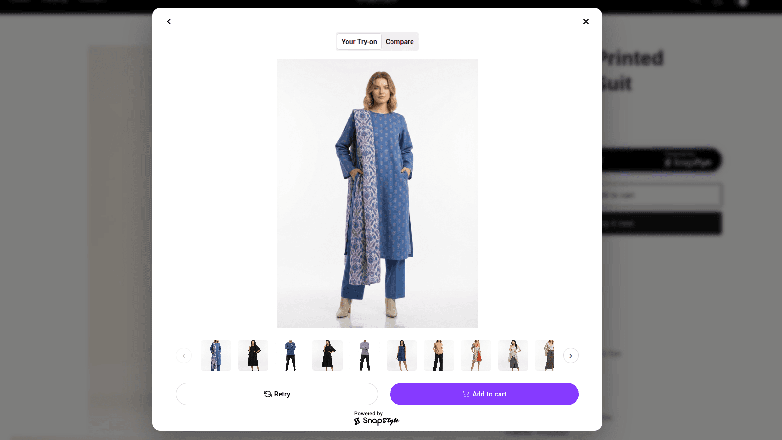 AI virtual try-on