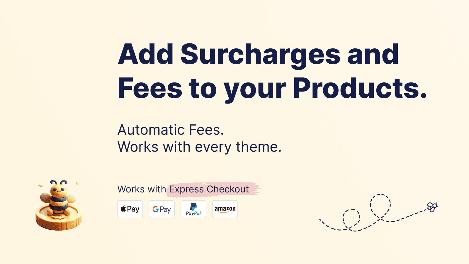 FeeBee - App for product fees, surcharges and deposits.