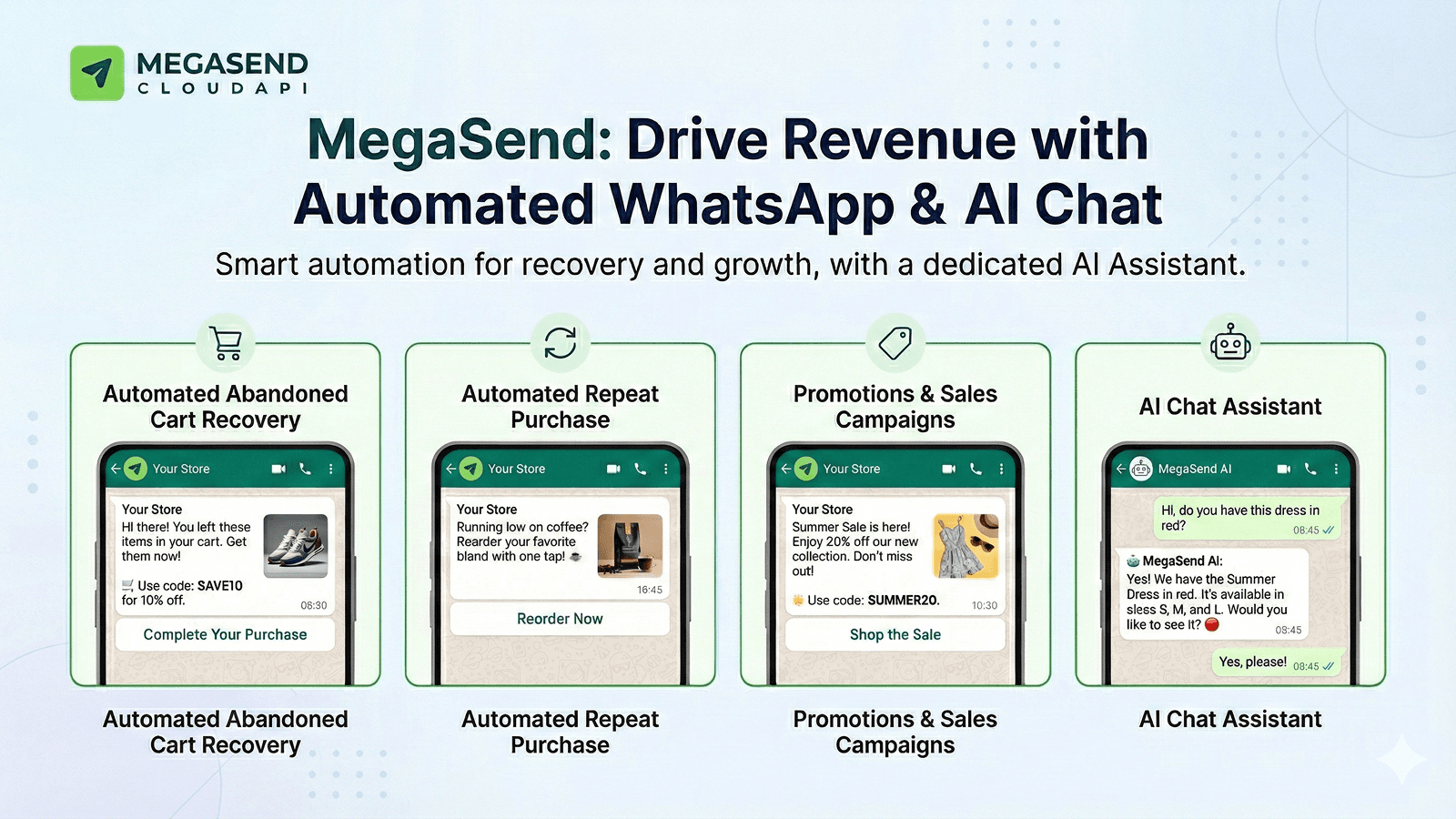 Automated WhatsApp Marketing & Cart Recovery Tool