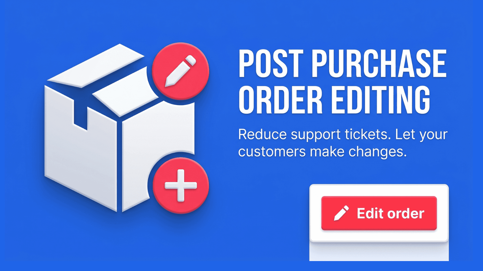 Post purchase order editing