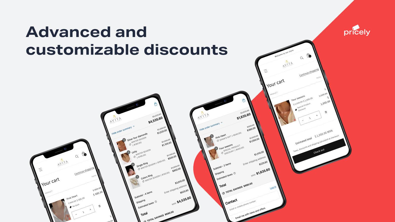 Advanced and customizable discounts