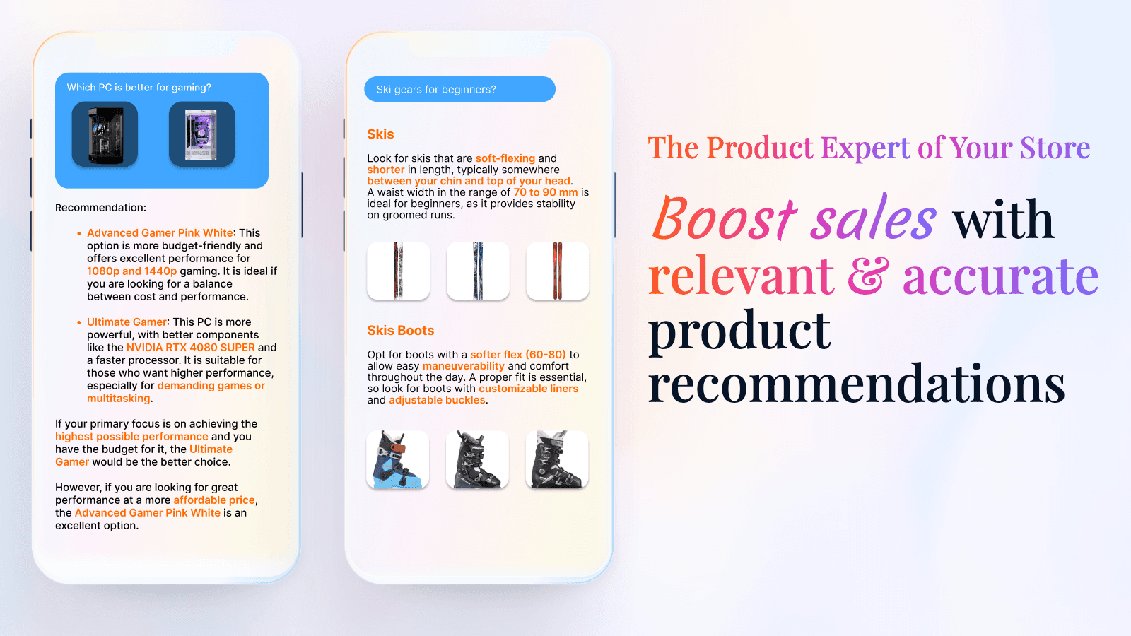 Boost sales with accurate product recommendations