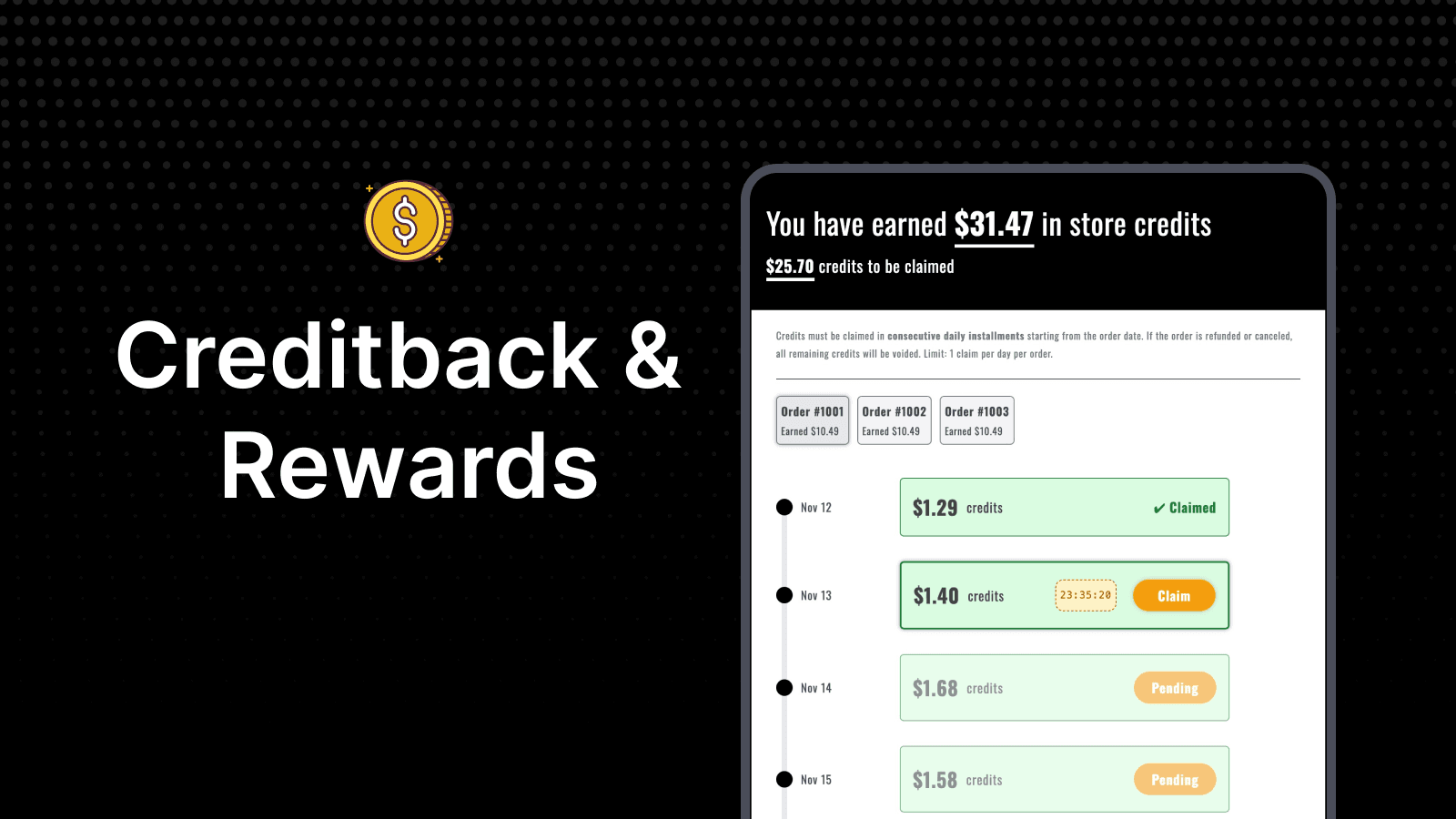 Creditback and Rewards