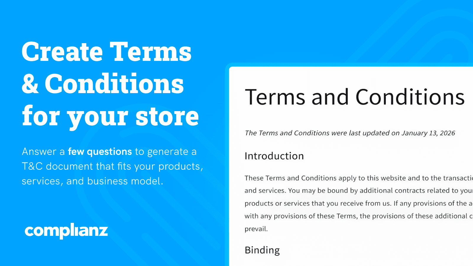 Benefits of Complianz Terms and Conditions App