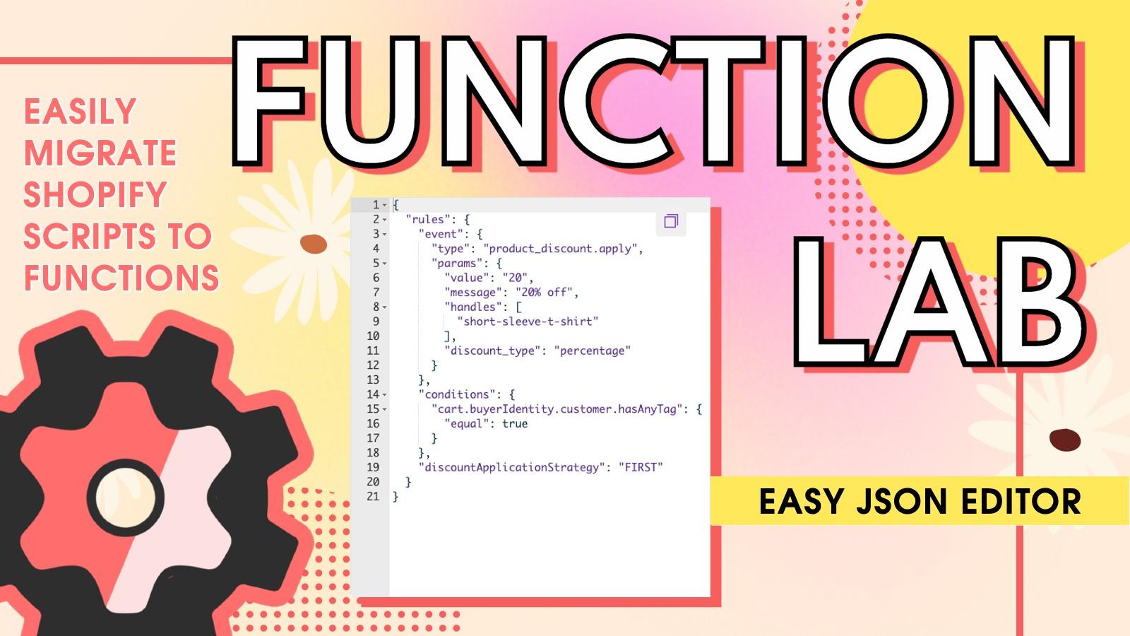 Function Lab JSON Function Editor