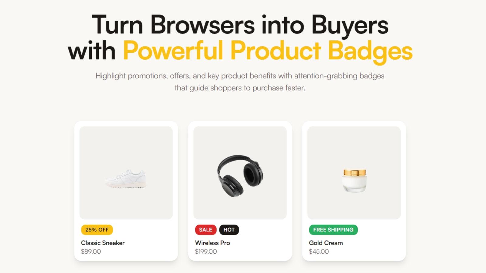 Badges and labels