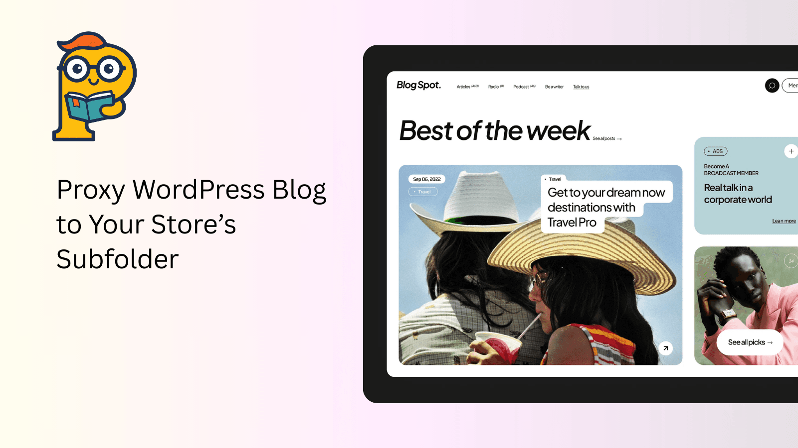 Proxy WordPress Blog Using Post Bridge