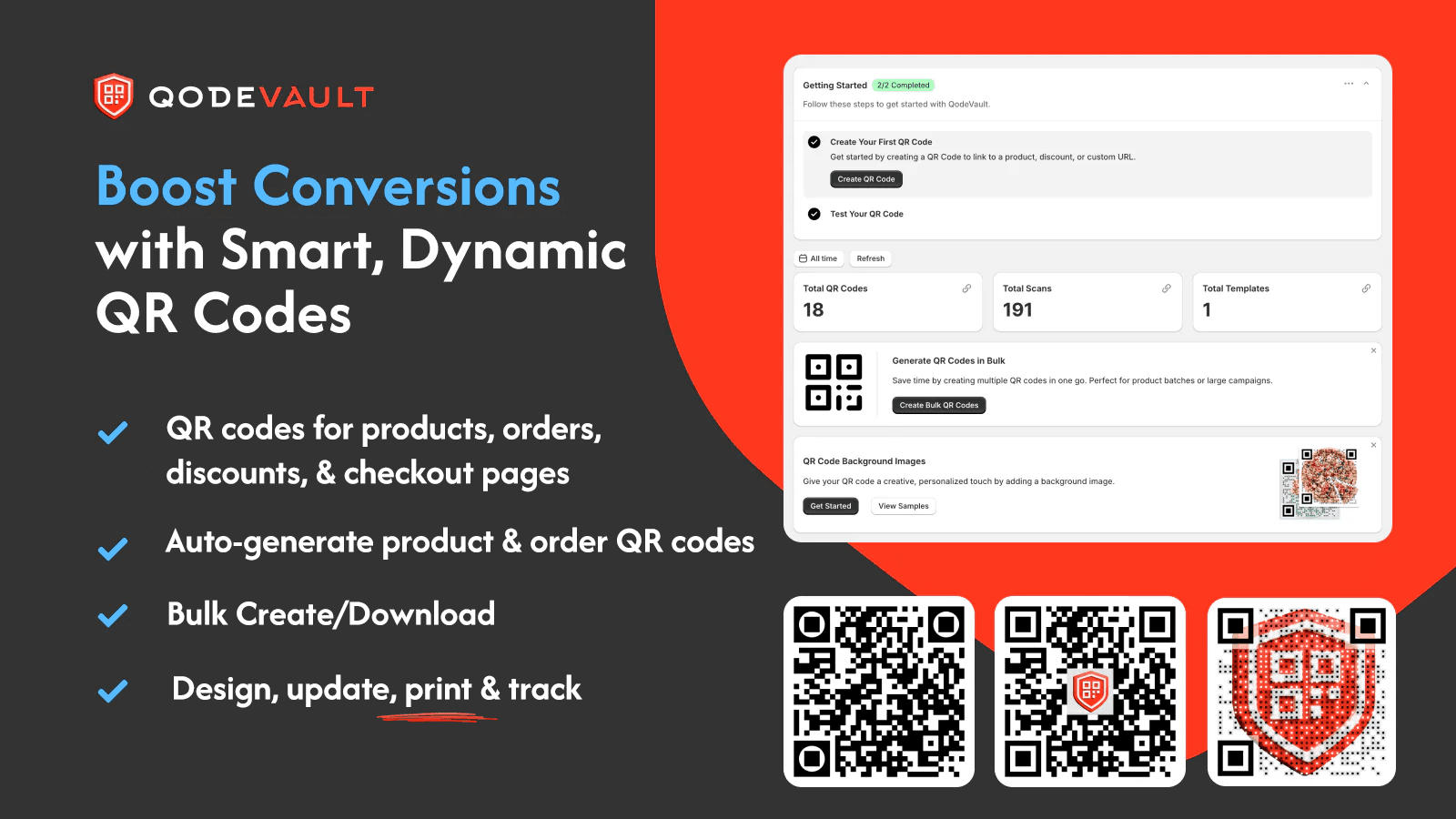 Generate Unlimited QR Codes