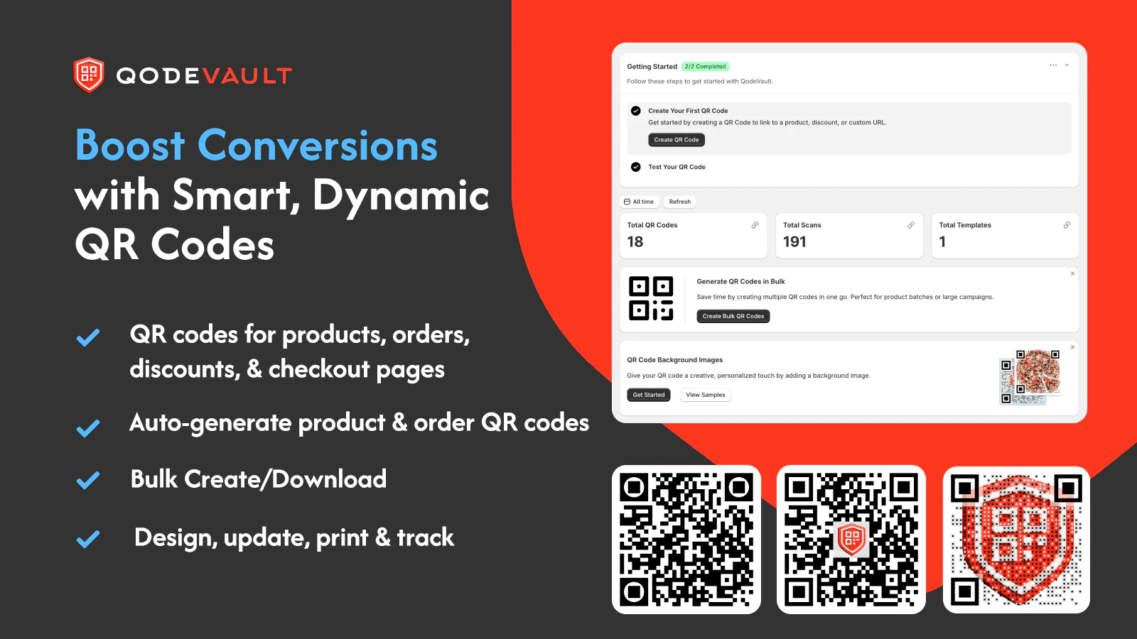 Generate Unlimited QR Codes