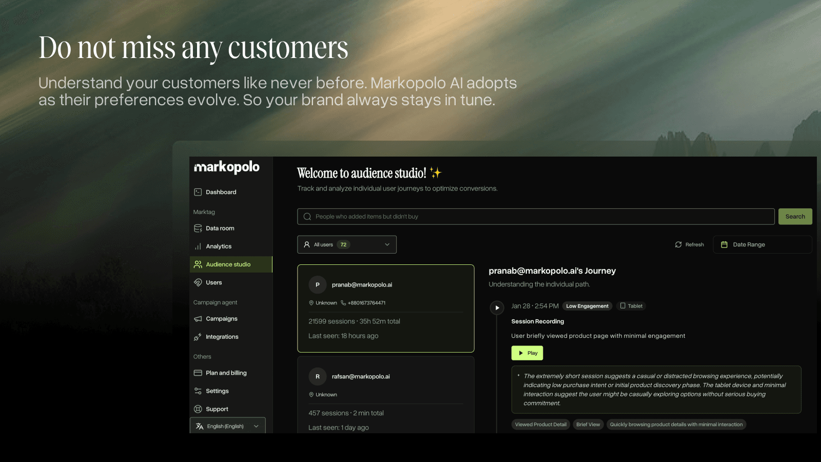 Always stay updated about your customers and their changing need