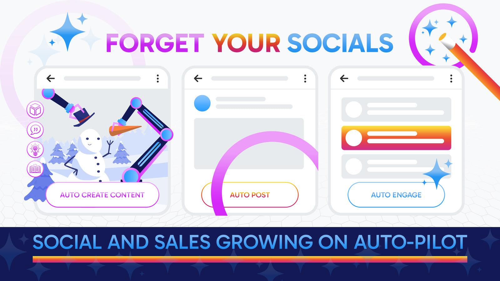 magik social media auto post presentation