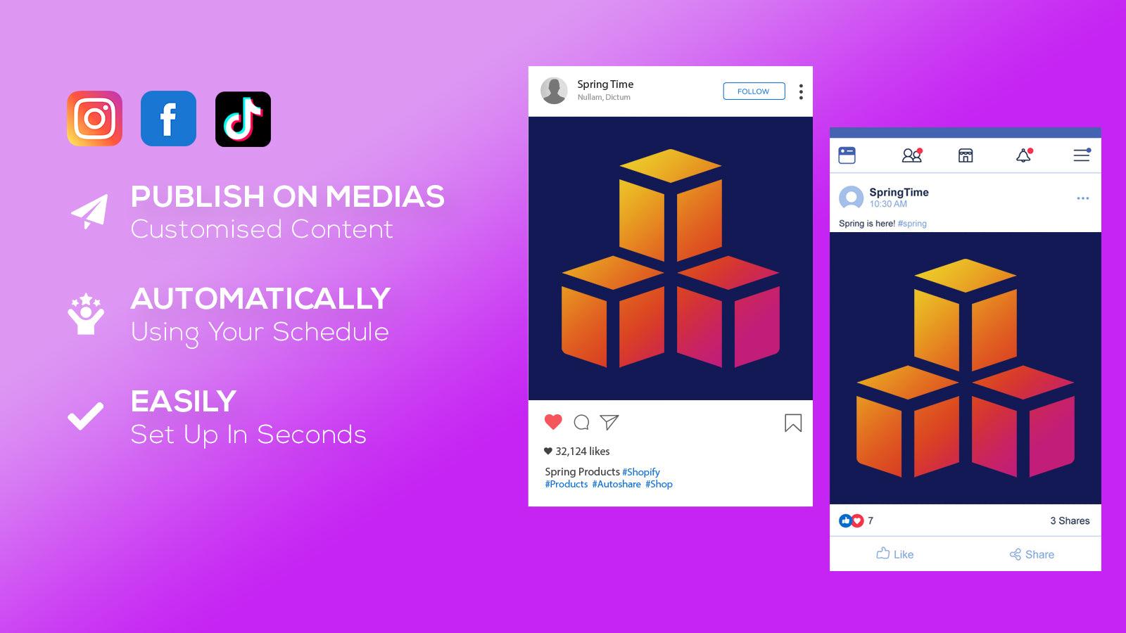 magik social media auto post presentation