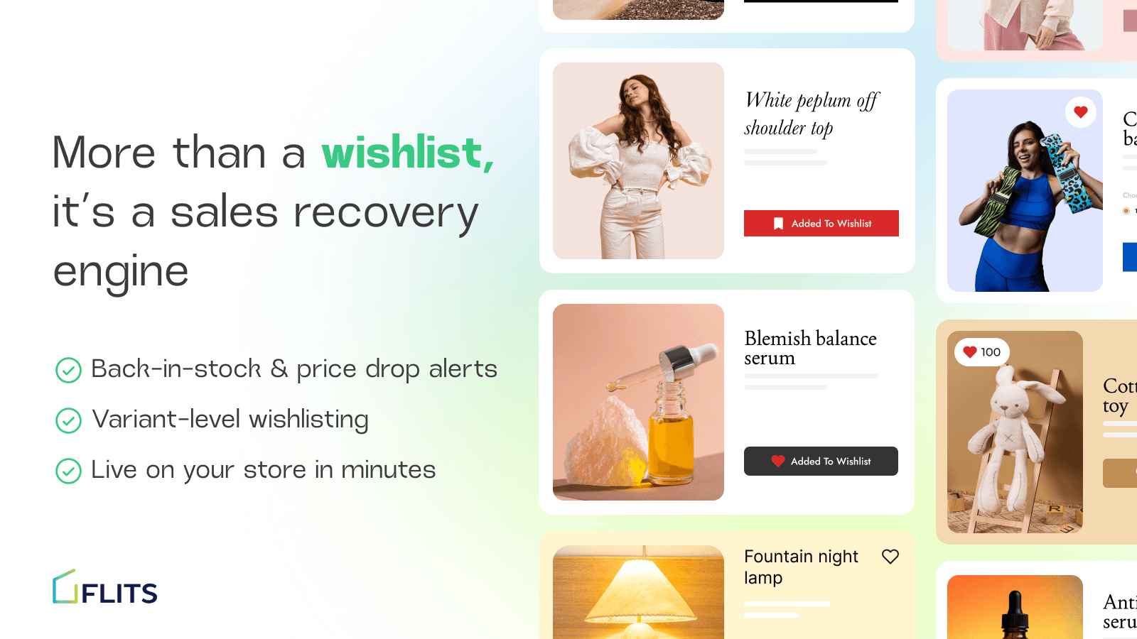 More Than a wishlist, It's a sales recovery engine