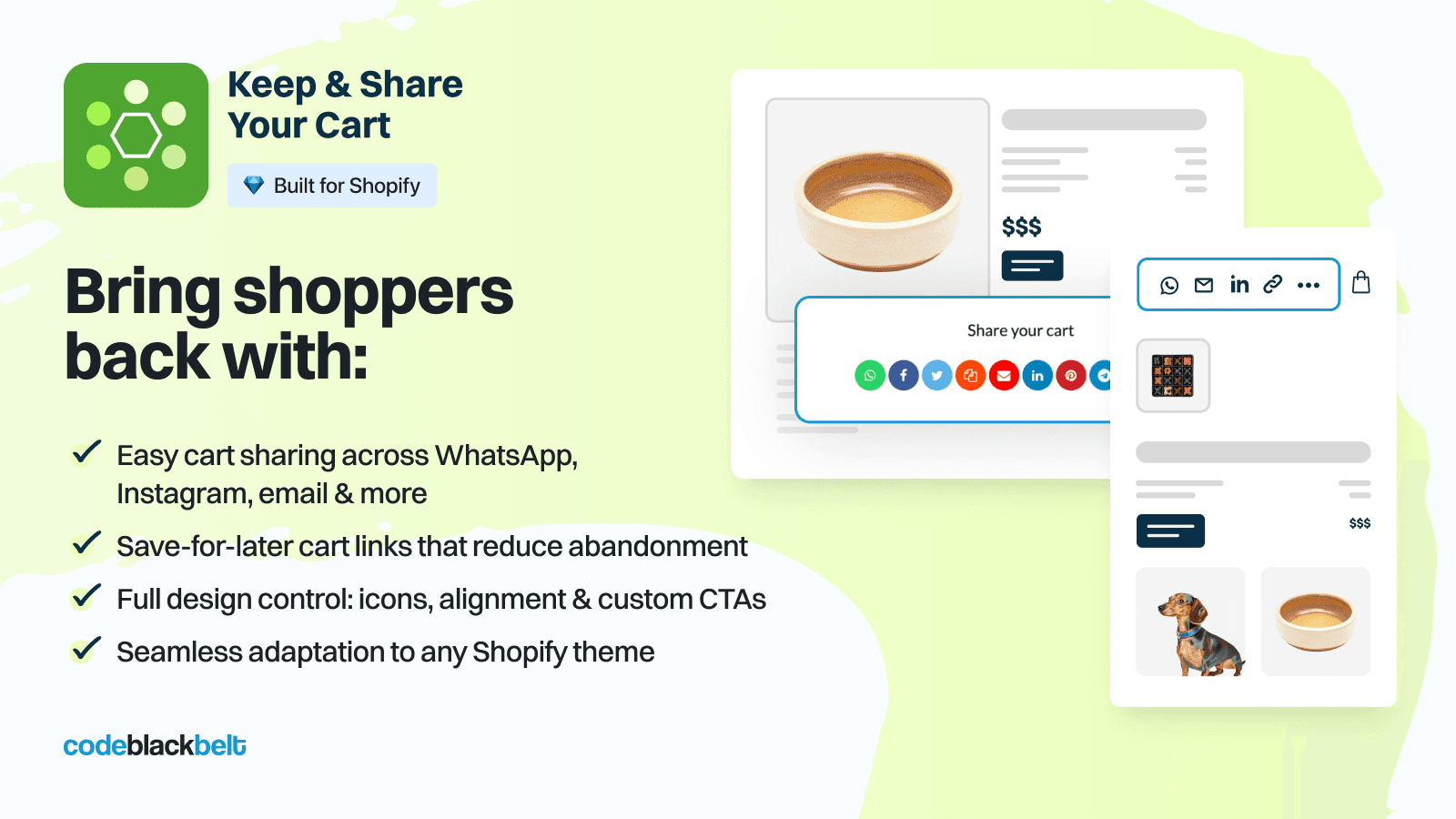 Keep And Share Your Cart