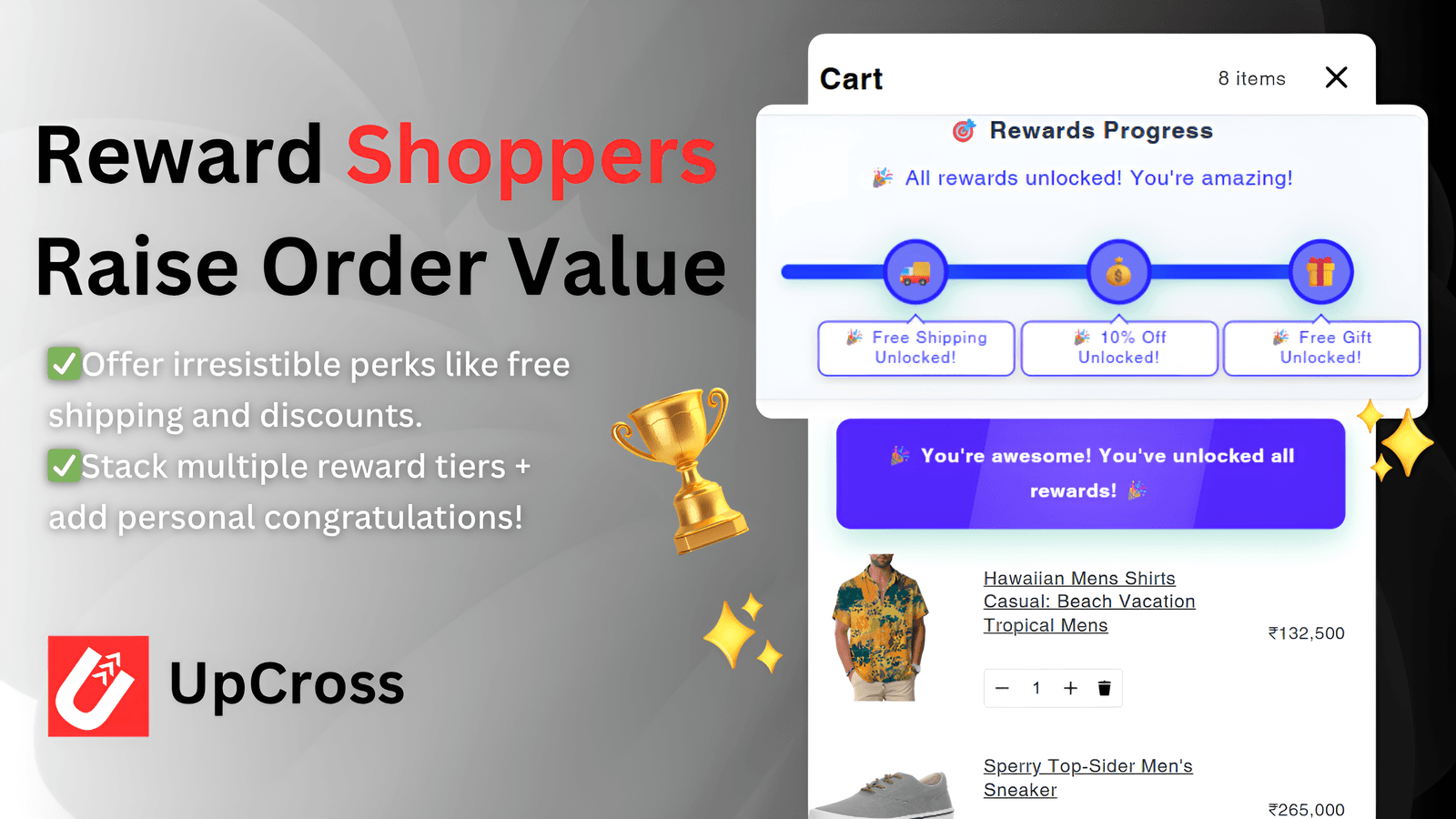 Reward Shoppers, Raise Order Value