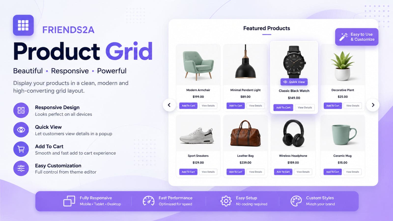 Product Grid App