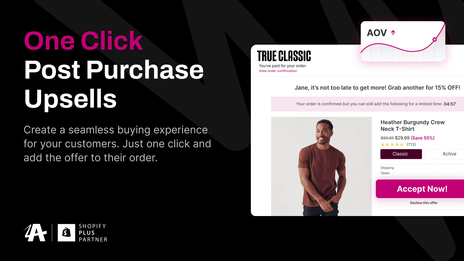 One Click Post Purchase Offers