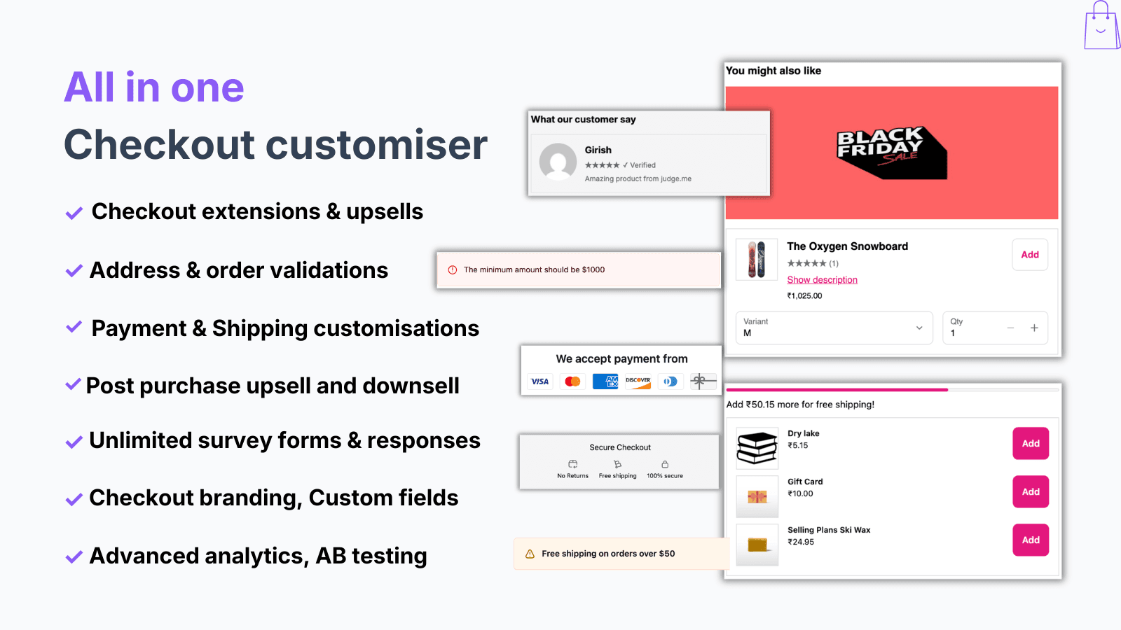 Shopify checkout blocks