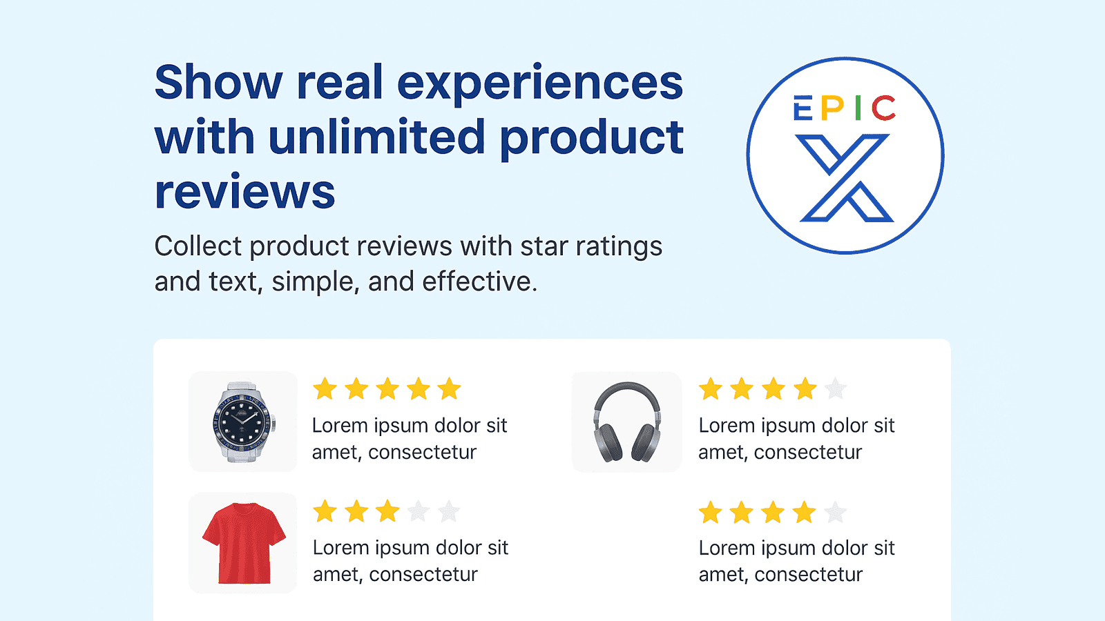 Epic-X Review Banner